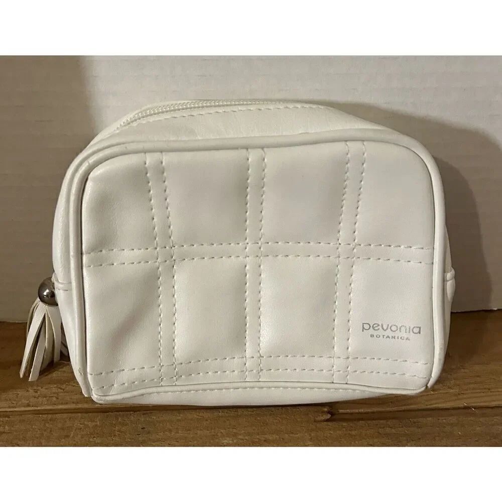 Pevonia Botanica Womens Your Skincare Pouch Bag White